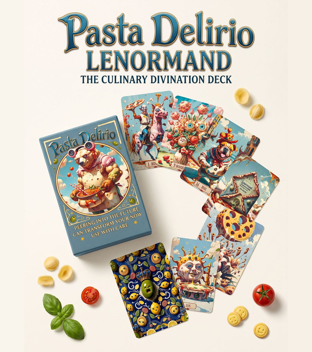 Pasta Delirio Lenormand Deck 36 Cards — Surreal Italian Oracle